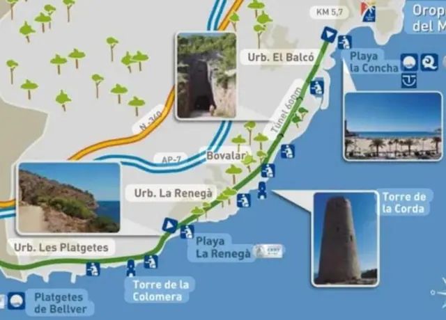 Itinéraires et plages à proximité