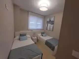 Segundo dormitorio con dos camas