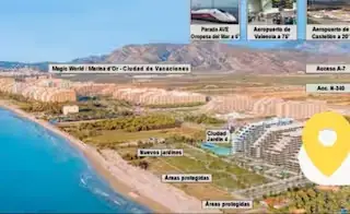 Mapa orientativo de la zona de Magic World
