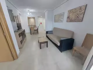 Salón con sofá cama