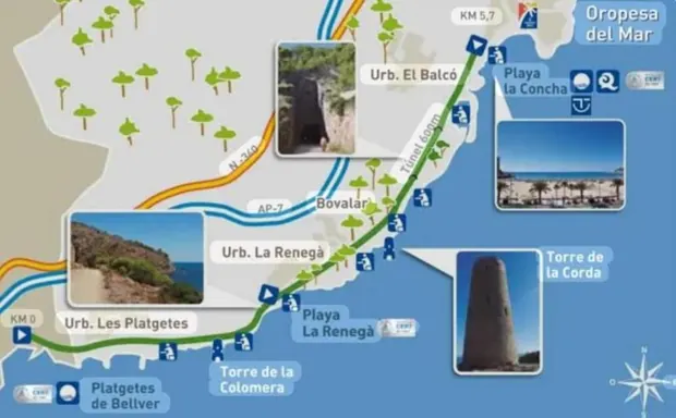Ruta verde y entorno de Oropesa